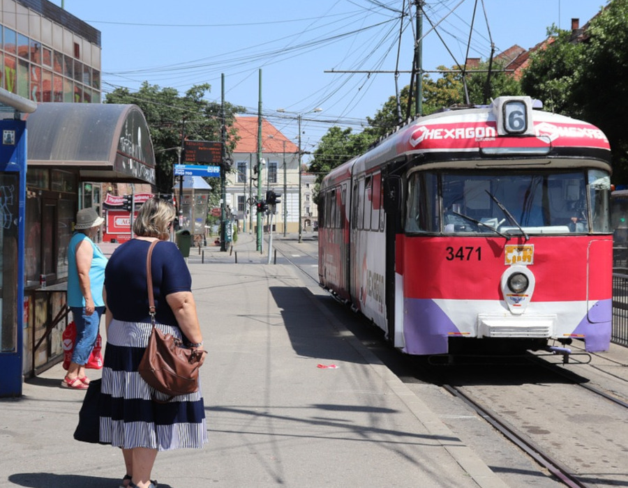 A bustling cityscape